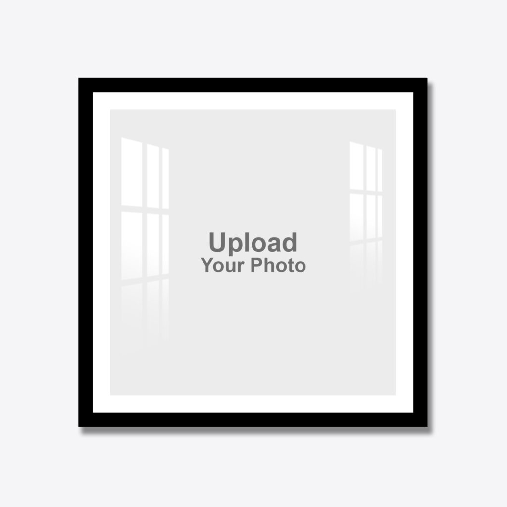 Acrylic Square Wall Photo Dual Border Frame
