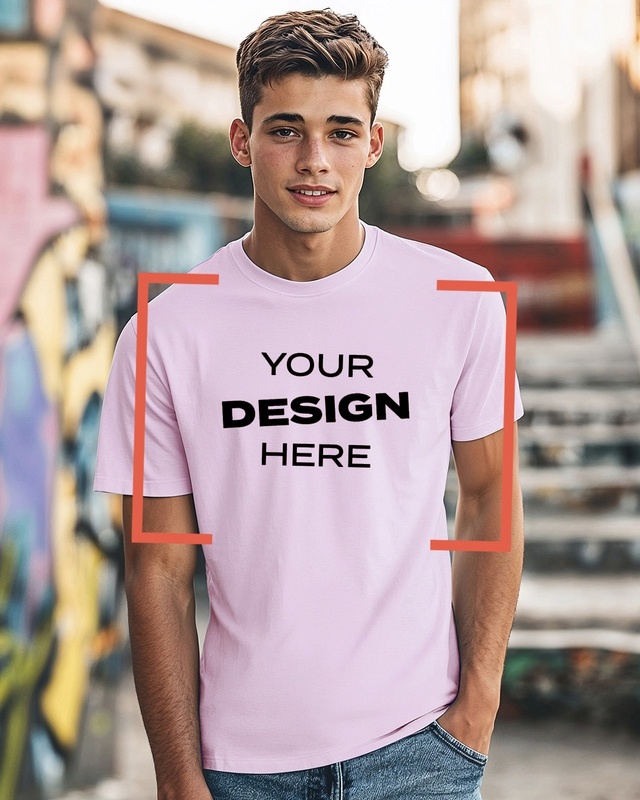 Men's Purple Customizable T-shirt