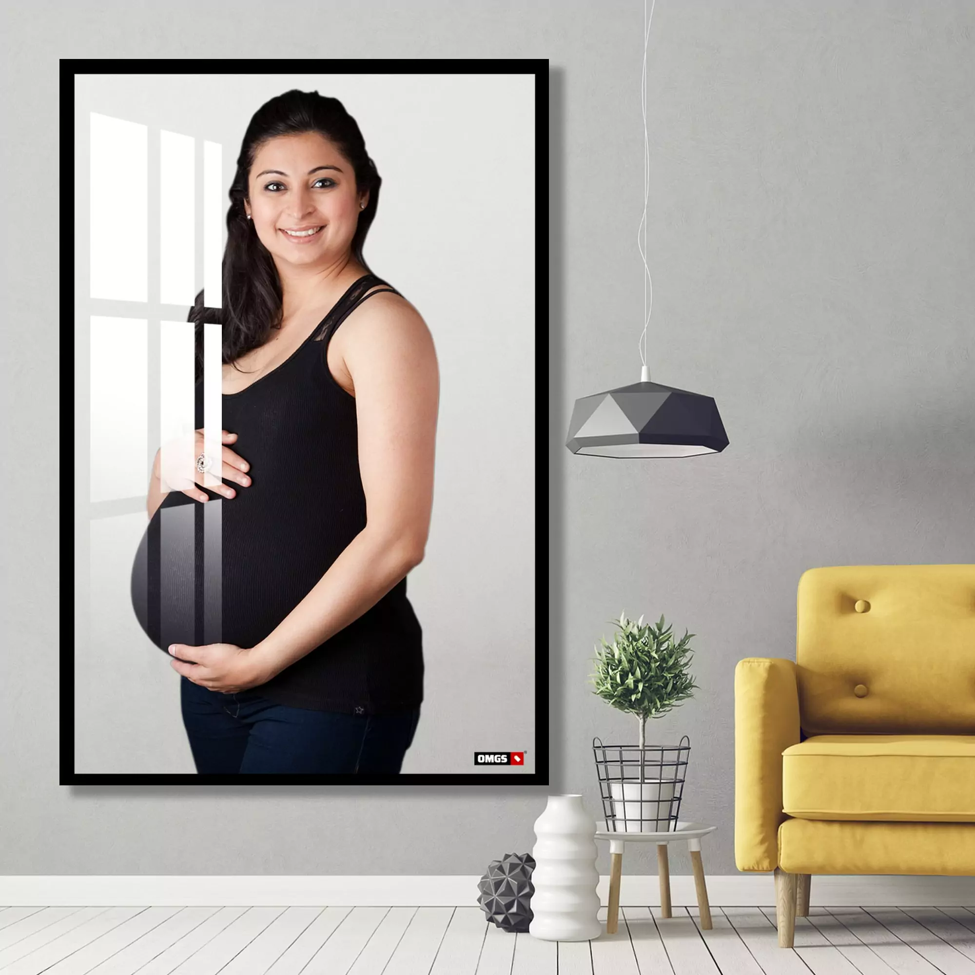 Pregnant Women Acrylic Wall Photo