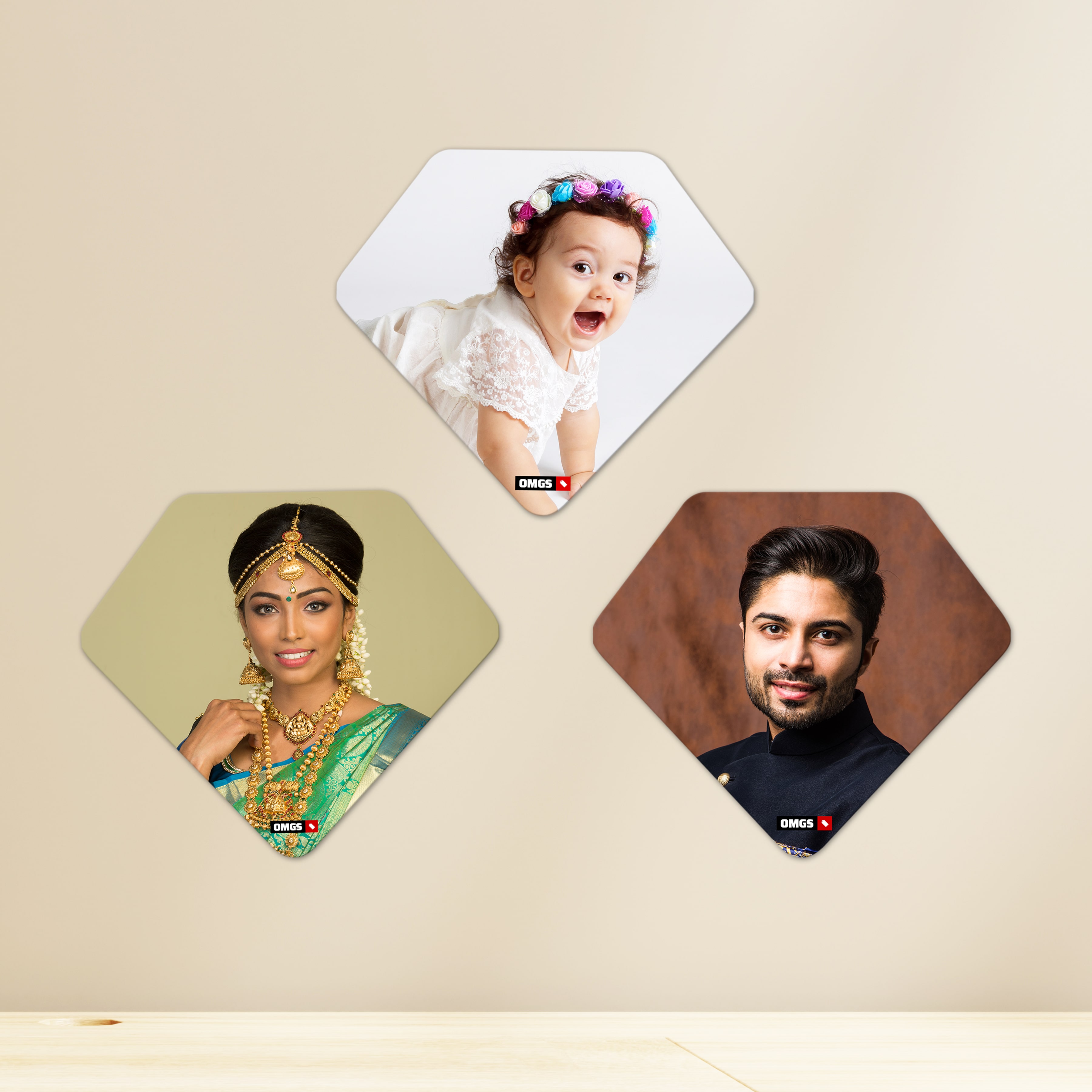 OMGs Diamond Mini Acrylic Wall Gallery