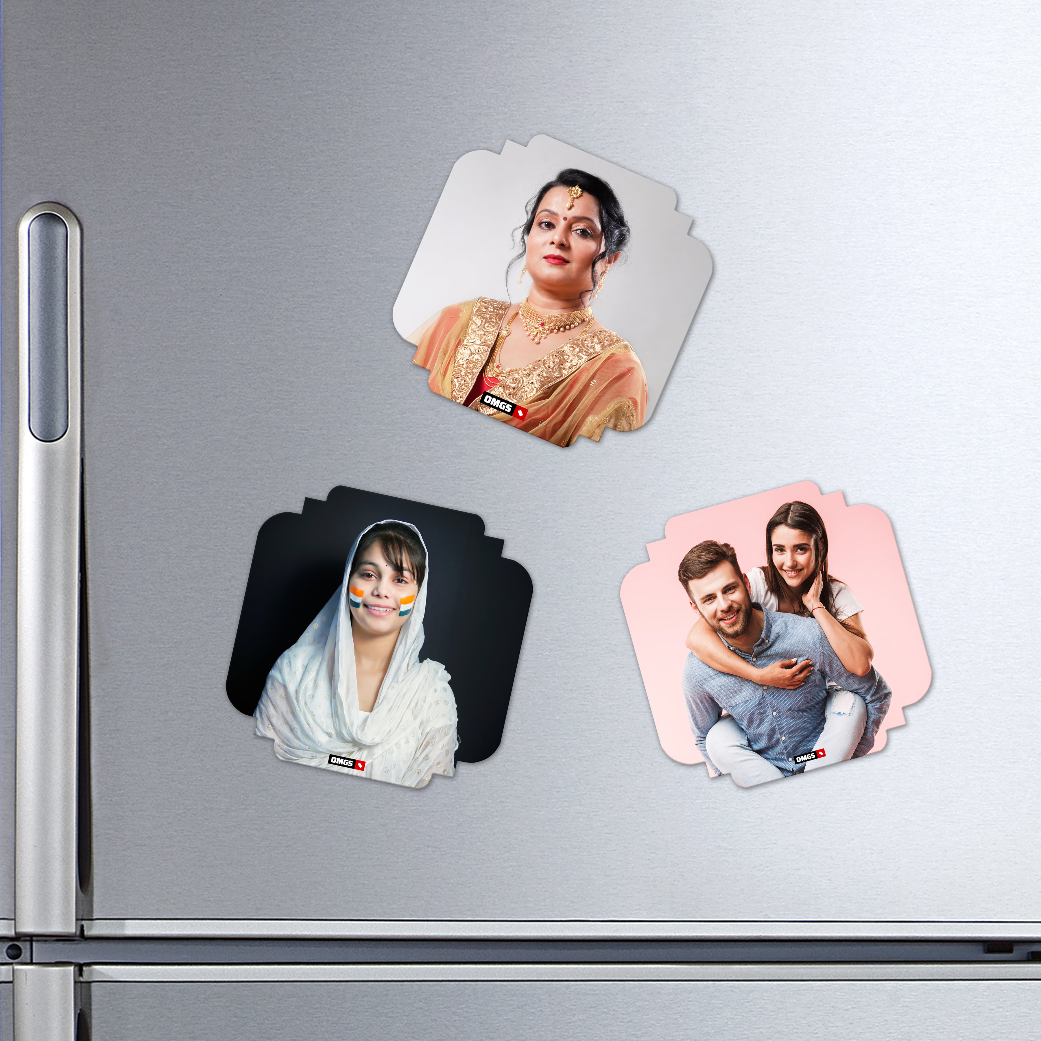 OMGs Symmetrical Shape Acrylic Fridge Magnet